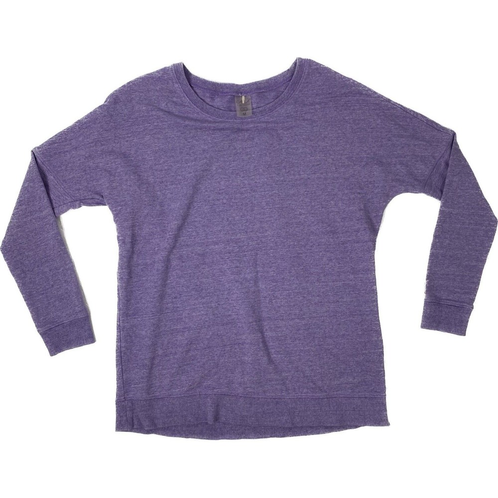 Calia Women’s Sz Medium Effortless Sweatshirt LS Side Zip Up